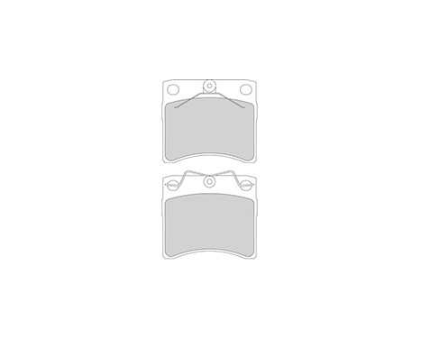 Kit de plaquettes de frein, frein à disque 37099 ABS, Image 2