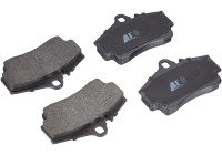 Kit de plaquettes de frein, frein à disque 37102 ABS