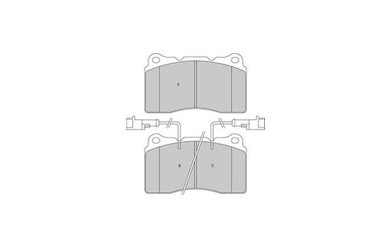 Kit de plaquettes de frein, frein à disque 37106 ABS, Image 3