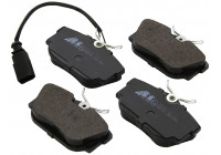 Kit de plaquettes de frein, frein à disque 37110 ABS