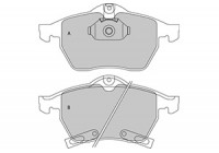 Kit de plaquettes de frein, frein à disque 37116 ABS
