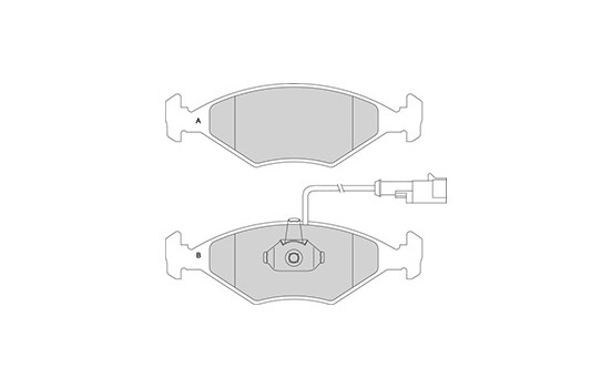 Kit de plaquettes de frein, frein à disque 37121 ABS, Image 2
