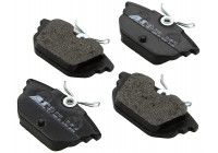 Kit de plaquettes de frein, frein à disque 37123 ABS