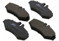 Kit de plaquettes de frein, frein à disque 37124 ABS
