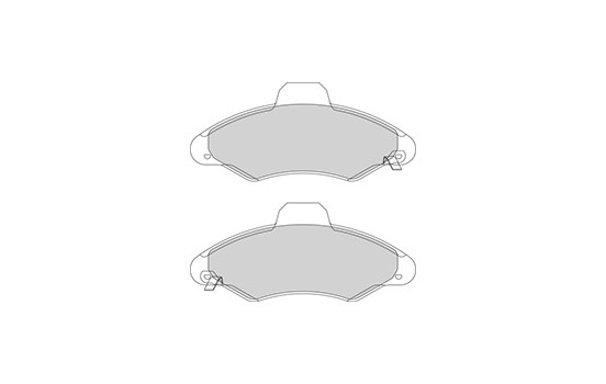 Kit de plaquettes de frein, frein à disque 37127 ABS, Image 3