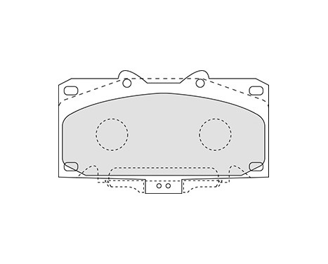 Kit de plaquettes de frein, frein à disque 37128 ABS, Image 2