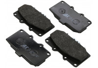 Kit de plaquettes de frein, frein à disque 37128 ABS