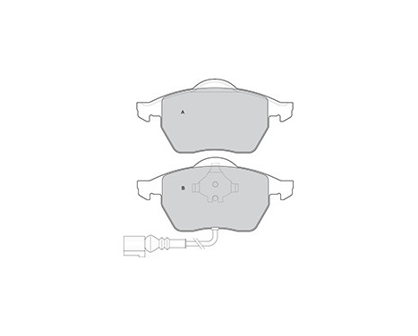 Kit de plaquettes de frein, frein à disque 37133 ABS, Image 3