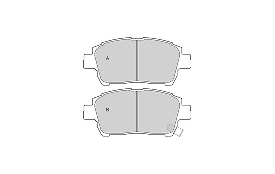 Kit de plaquettes de frein, frein à disque 37134 ABS, Image 3