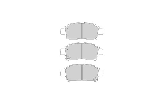 Kit de plaquettes de frein, frein à disque 37135 ABS, Image 2