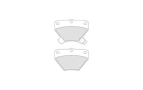 Kit de plaquettes de frein, frein à disque 37136 ABS, Image 3