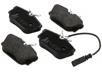 Kit de plaquettes de frein, frein à disque 37142 ABS