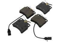 Kit de plaquettes de frein, frein à disque 37144 ABS