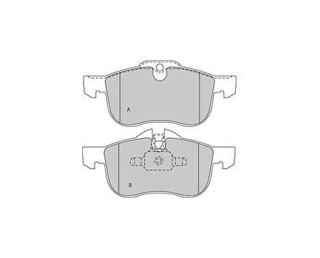 Kit de plaquettes de frein, frein à disque 37151 ABS, Image 3
