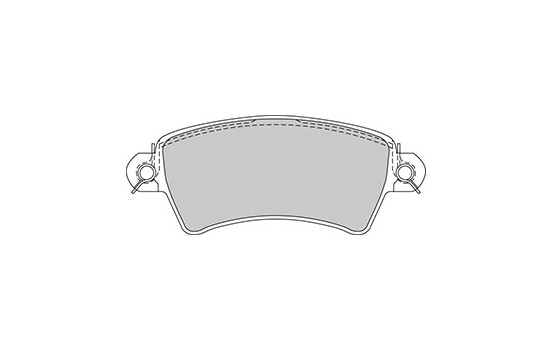 Kit de plaquettes de frein, frein à disque 37153 ABS, Image 2