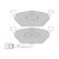 Kit de plaquettes de frein, frein à disque 37155 ABS, Vignette 3