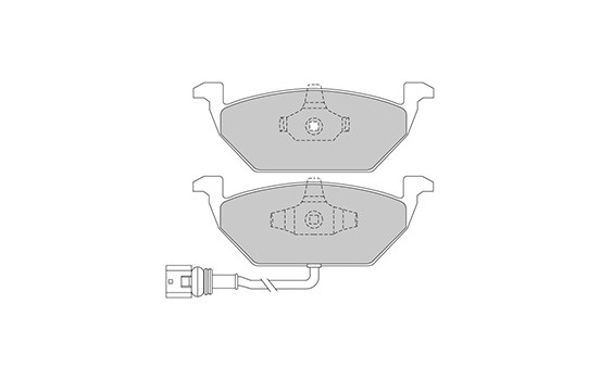 Kit de plaquettes de frein, frein à disque 37155 ABS, Image 3