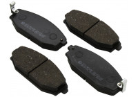 Kit de plaquettes de frein, frein à disque 37173 ABS