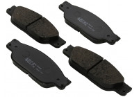Kit de plaquettes de frein, frein à disque 37179 ABS