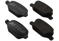 Kit de plaquettes de frein, frein à disque 37184 ABS