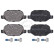 Kit de plaquettes de frein, frein à disque 37184 ABS, Vignette 4