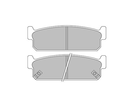 Kit de plaquettes de frein, frein à disque 37208 ABS, Image 3