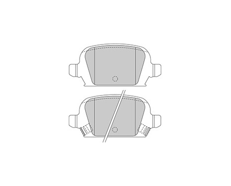 Kit de plaquettes de frein, frein à disque 37212 ABS, Image 3