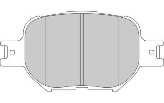 Kit de plaquettes de frein, frein à disque 37223 ABS, Image 2