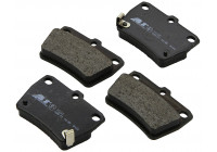 Kit de plaquettes de frein, frein à disque 37227 ABS