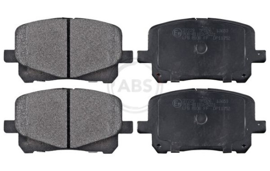 Kit de plaquettes de frein, frein à disque 37229 ABS, Image 4