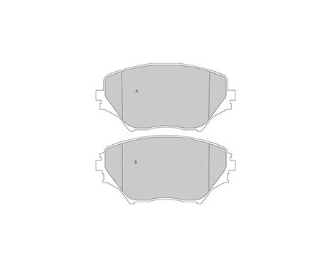 Kit de plaquettes de frein, frein à disque 37230 ABS, Image 2