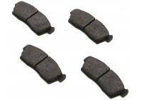 Kit de plaquettes de frein, frein à disque 37236 ABS