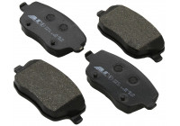 Kit de plaquettes de frein, frein à disque 37241 ABS