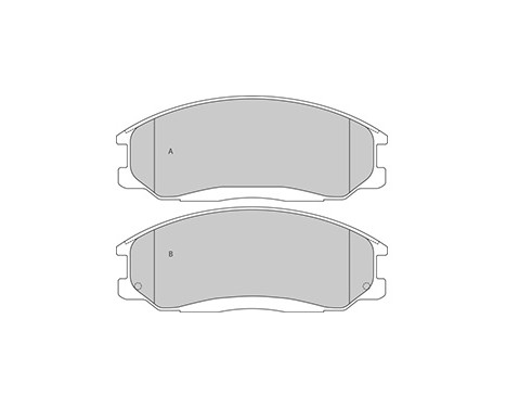 Kit de plaquettes de frein, frein à disque 37242 ABS, Image 3