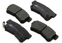 Kit de plaquettes de frein, frein à disque 37252 ABS