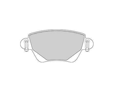 Kit de plaquettes de frein, frein à disque 37254 ABS, Image 3