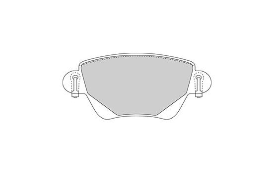 Kit de plaquettes de frein, frein à disque 37254 ABS, Image 3