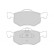 Kit de plaquettes de frein, frein à disque 37255 ABS