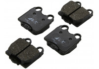 Kit de plaquettes de frein, frein à disque 37258 ABS