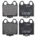 Kit de plaquettes de frein, frein à disque 37258 ABS, Vignette 4
