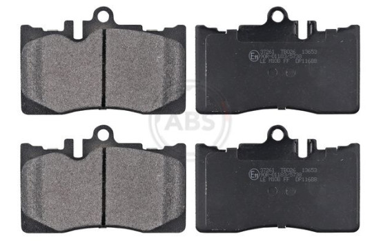Kit de plaquettes de frein, frein à disque 37261 ABS, Image 4