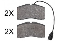 Kit de plaquettes de frein, frein à disque 37266 ABS