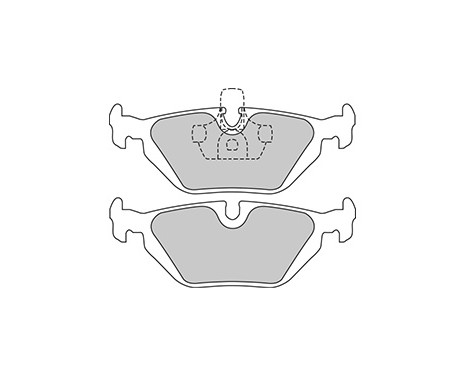 Kit de plaquettes de frein, frein à disque 37267 ABS, Image 3