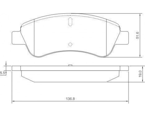 Kit de plaquettes de frein, frein à disque 37272 ABS, Image 2