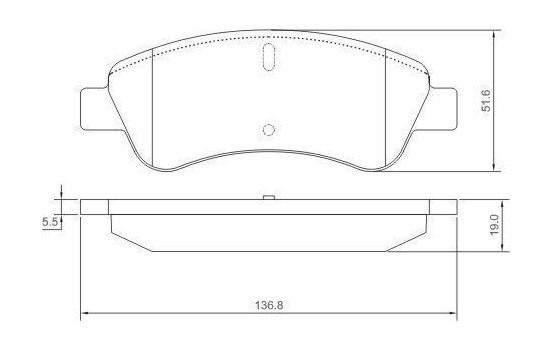 Kit de plaquettes de frein, frein à disque 37272 ABS, Image 2