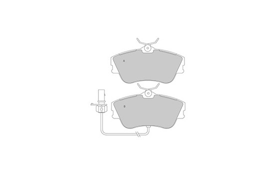 Kit de plaquettes de frein, frein à disque 37274 ABS, Image 3