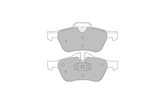 Kit de plaquettes de frein, frein à disque 37279 ABS, Image 2