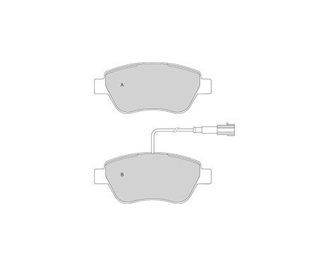 Kit de plaquettes de frein, frein à disque 37280 ABS, Image 3