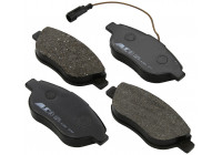 Kit de plaquettes de frein, frein à disque 37282 ABS
