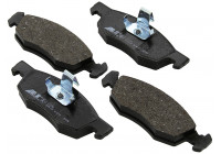 Kit de plaquettes de frein, frein à disque 37286 ABS